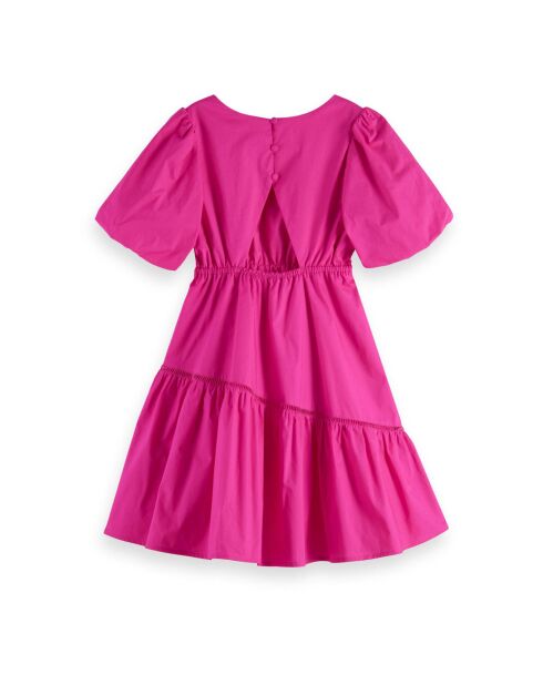 Robe Ajourée rose fuschia