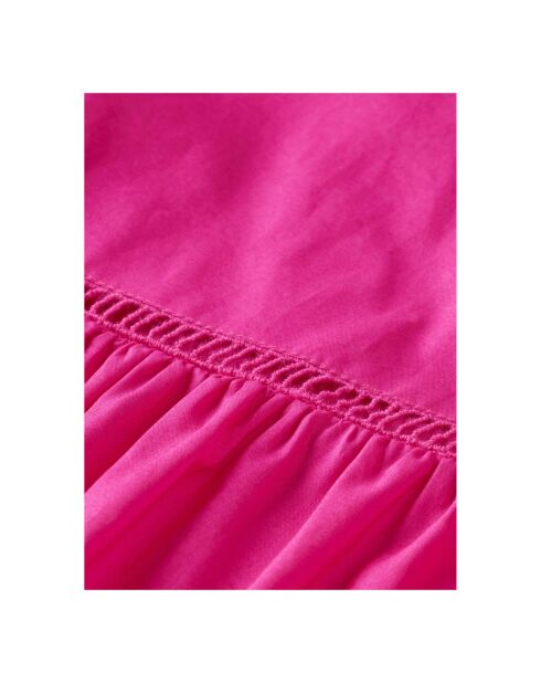 Robe Ajourée rose fuschia