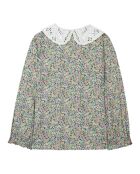 Blouse Col Brodé Liberty Exclusif noir/multicolore