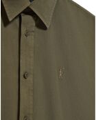 Chemise Popeline Rigby Go vert foncé