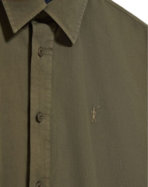 Chemise Popeline Rigby Go vert foncé