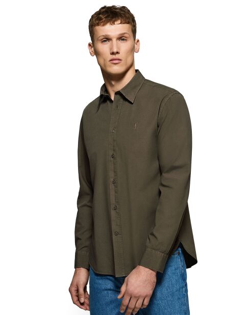 Chemise Popeline Rigby Go vert foncé
