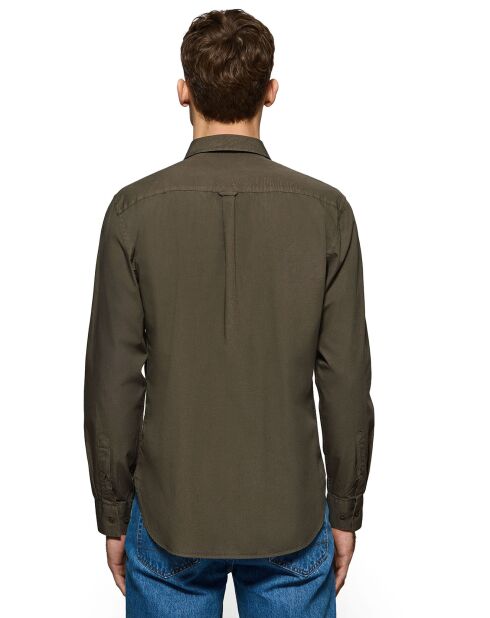 Chemise Popeline Rigby Go vert foncé