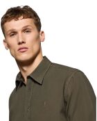 Chemise Popeline Rigby Go vert foncé
