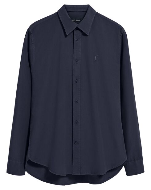 Chemise Popeline Rigby Go bleu marine