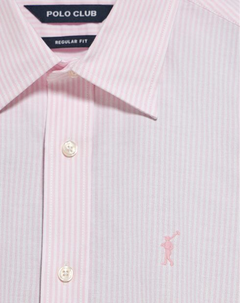 Chemise Rigby Go Yale Stripes rose clair