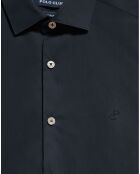 Chemise Popeline Monogram bleu marine