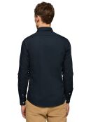 Chemise Popeline Monogram bleu marine
