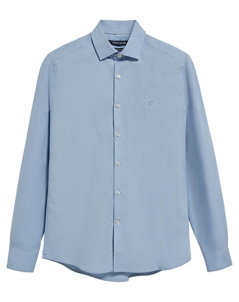Chemise PopelineMonogram bleu ciel