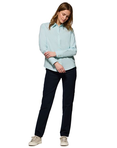 Chemise Oxford Rigby Go aquamarine