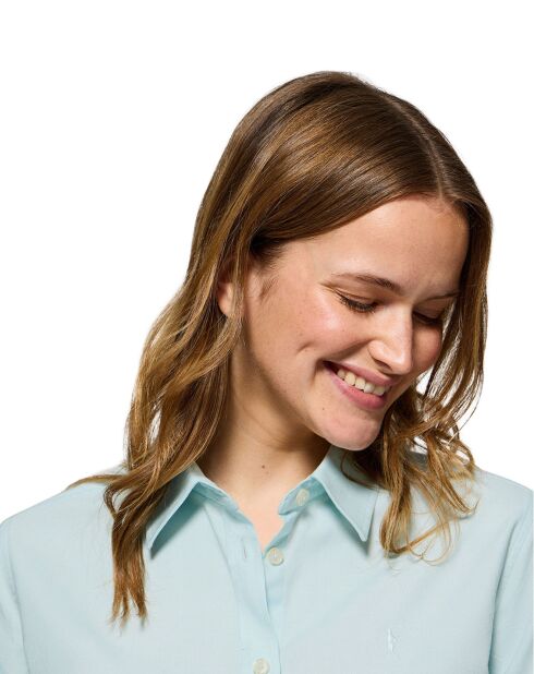 Rigby Go aquamarijn Oxford-hemd