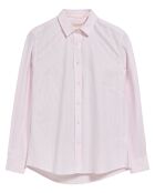 Chemise Oxford Block rose clair