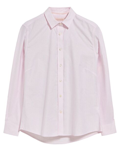 Chemise Oxford Block rose clair