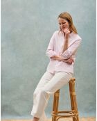 Chemise Oxford Block rose clair