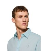 Chemise en Lin mélangé Rigby Go aquamarine