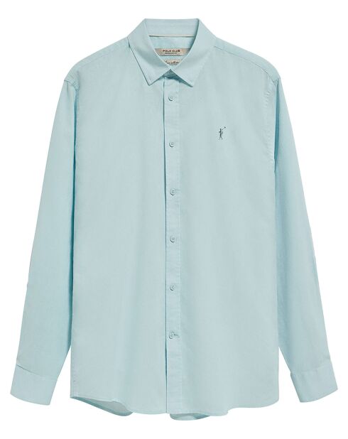 Chemise en Lin mélangé Rigby Go aquamarine