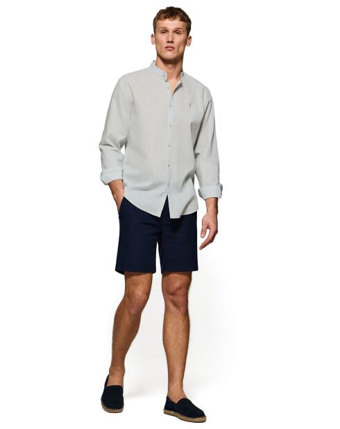 Chemise en Lin mélangé Rigby Go vert clair