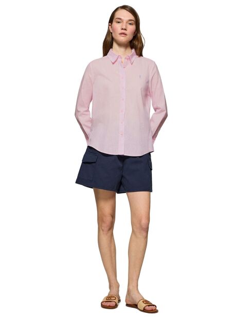 Chemise en Lin mélangé Rigby Go rose