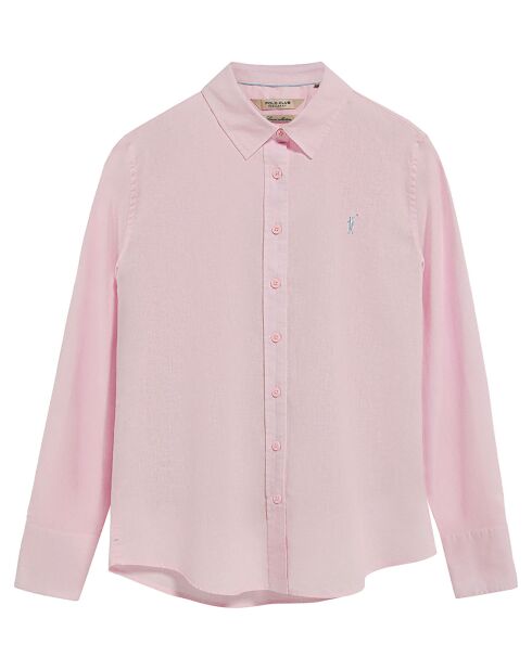 Chemise en Lin mélangé Rigby Go rose
