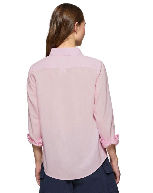 Chemise en Lin mélangé Rigby Go rose