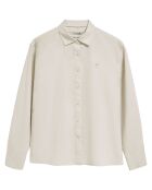Chemise en Lin mélangé Pc Monogram beige