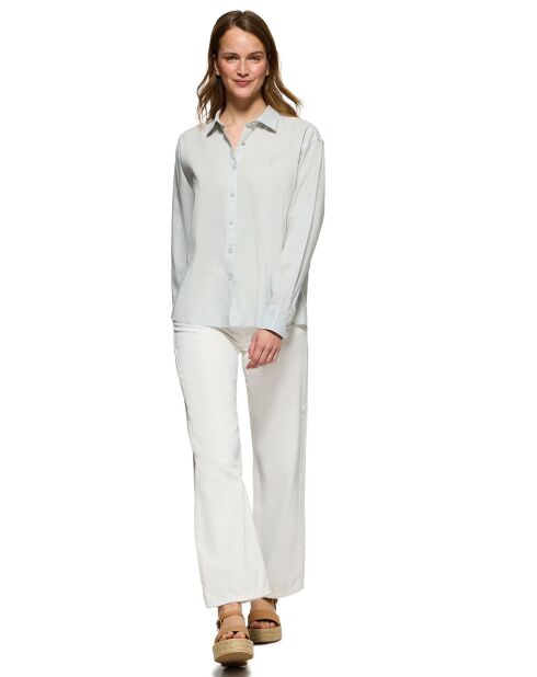Chemise en Lin mélangé Pc Monogram vert clair