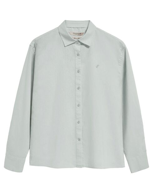 Chemise en Lin mélangé Pc Monogram vert clair