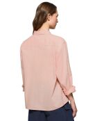 Chemise en Lin mélangé Pc Monogram saumon