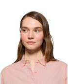 Chemise en Lin mélangé Pc Monogram saumon