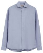 Chemise 100% Lin Rigby Best bleu ciel