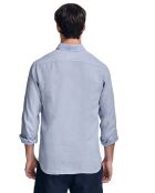 Chemise 100% Lin Rigby Best bleu ciel