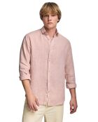 Chemise 100% Lin Pc Monogram rose