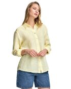 Chemise 100% Lin Pc Monogram jaune clair