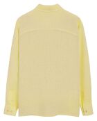 Chemise 100% Lin Pc Monogram jaune clair