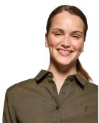 Chemise en Lin mélangé Rigby Go vert foncé