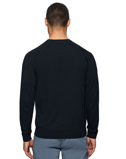 Pull en Lin mélangé Rigby Go U  bleu marine