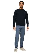 Pull en Lin mélangé Rigby Go U  bleu marine
