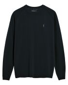 Pull en Lin mélangé Rigby Go U  bleu marine