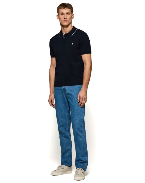 Pull Rigby Go Polo Neck bleu marine