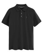 Polo manches courtes Rigby Best noir