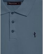 Polo manches courtes Rigby Best bleu denim