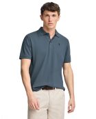 Polo manches courtes Rigby Best bleu denim