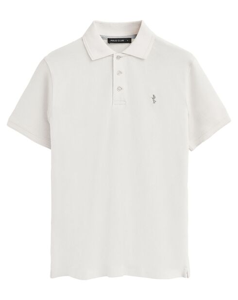 Polo manches courtes Rigby Best blanc
