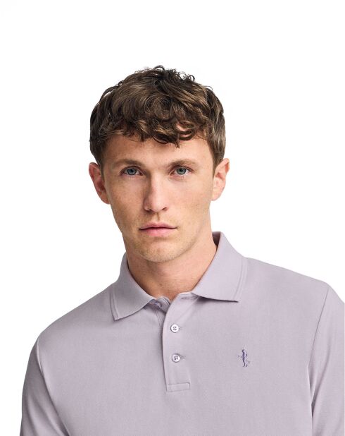 Polo manches courtes Rigby Best lavande
