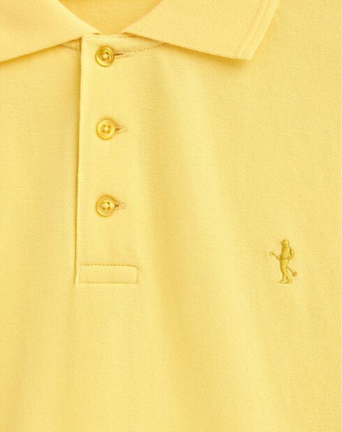 Polo manches courtes Rigby Best jaune