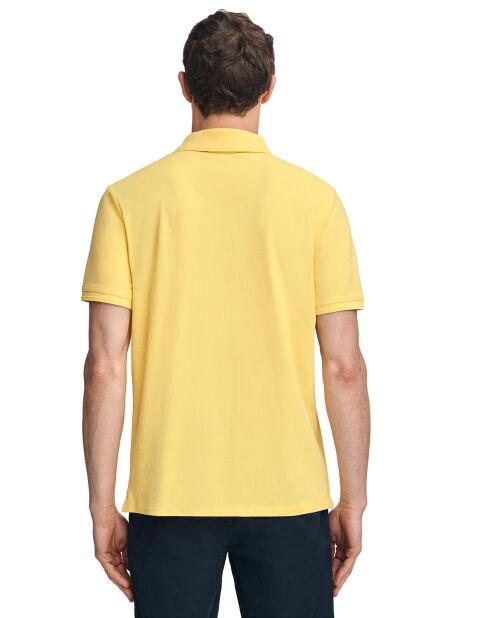 Polo manches courtes Rigby Best jaune