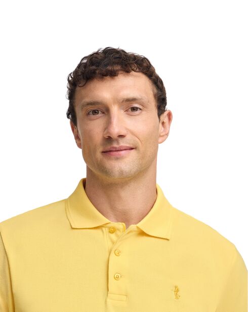 Polo manches courtes Rigby Best jaune