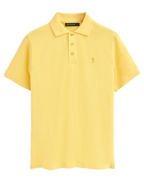 Polo manches courtes Rigby Best jaune