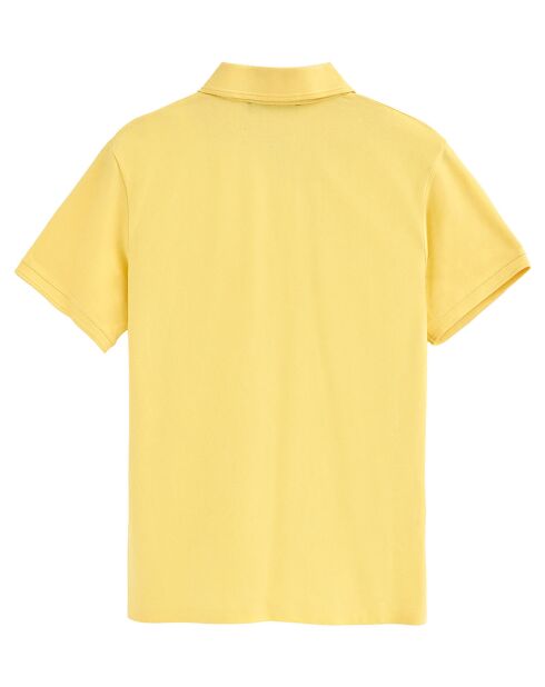 Polo manches courtes Rigby Best jaune