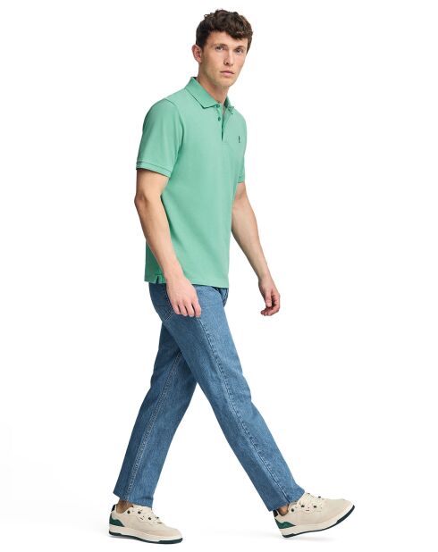 Polo manches courtes Rigby Best aquamarine